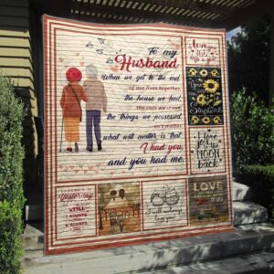 To My Husband Quilt Hn060803  Quilt